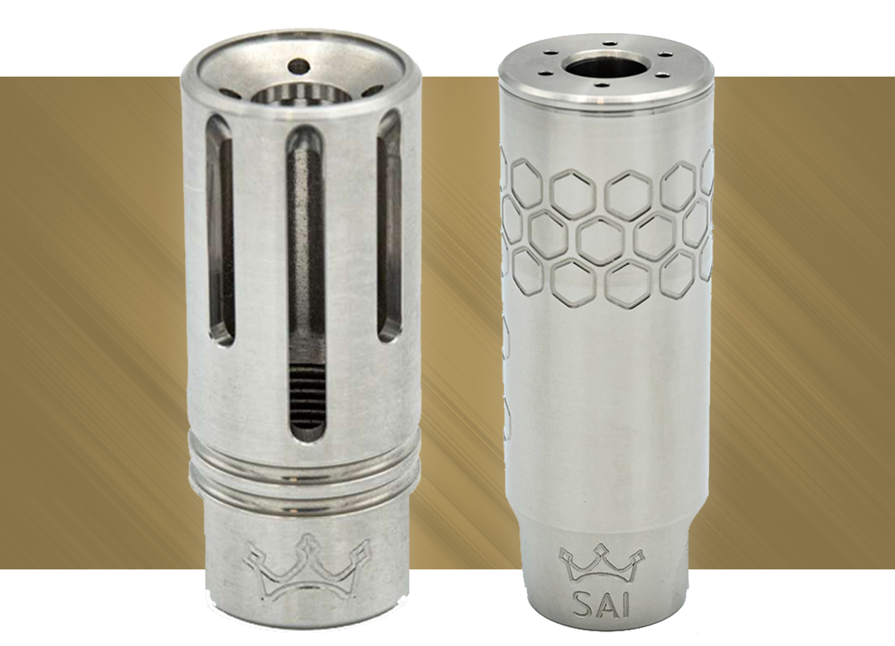 MUZZLE BRAKES BLASH SHIELDS
